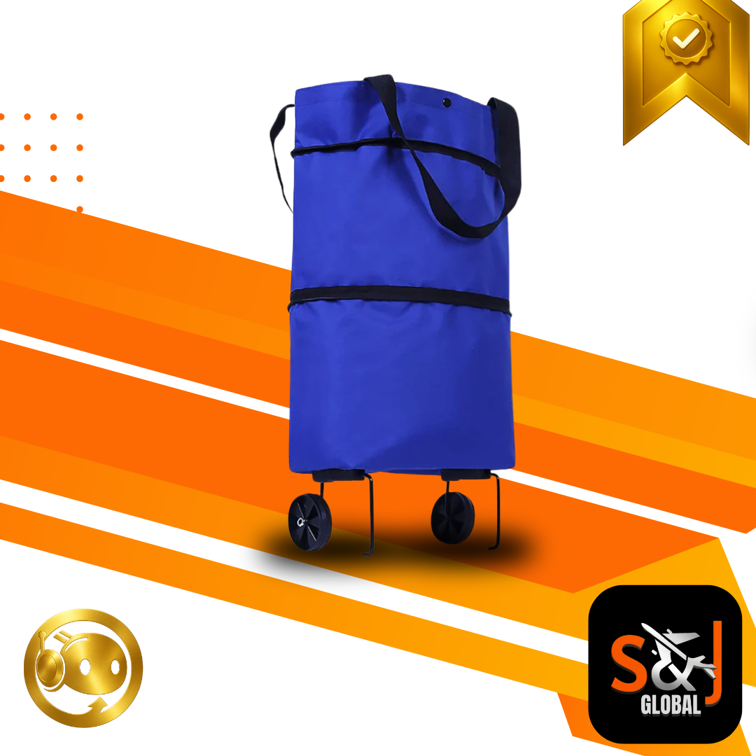 CARRITO DE COMPRAS PLEGABLE x 2und